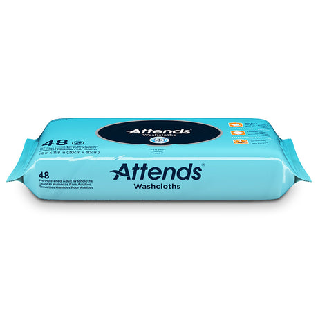 Personal Cleansing Wipe Attends Soft Pack Unscented 48 Count