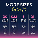 Female Youth Absorbent Underwear GoodNites Pull On with Tear Away Seams Small / Medium Disposable Heavy Absorbency