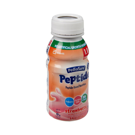 Pediatric Oral Supplement PediaSure Peptide 1.0 Cal Strawberry Flavor 8 oz. Bottle Liquid Peptide Malabsorption / Maldigestion