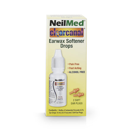 Ear Wax Remover NeilMed 0.5 oz. Otic Drops 6.5% Strength Carbamide Peroxide