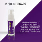 Rinse-Free Skin Cleanser with Silver Theraworx Protect Advanced Hygiene and Barrier System Foaming 7.1 oz. Pump Bottle Lavender Scent