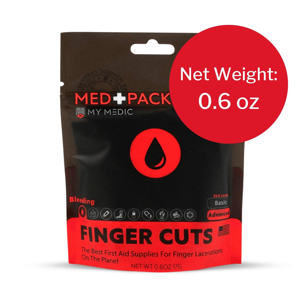First Aid Kit My Medic MED PACKS FInger Cut Pouch