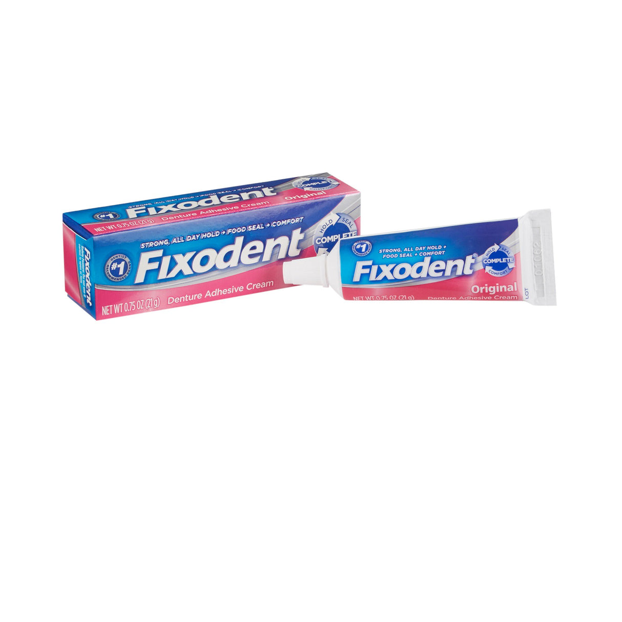Denture Adhesive Fixodent Original Cream 0.75 oz.
