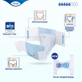 Unisex Adult Incontinence Brief TENA Dry Comfort Medium Disposable Moderate Absorbency