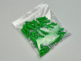 Reclosable Bag Clear Line 10 X 12 Inch LDPE Clear Zipper / Seal Top Closure