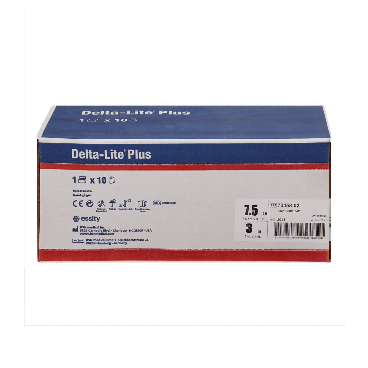 Cast Tape Delta-Lite Plus 3 Inch X 12 Foot Fiberglass / Resin White