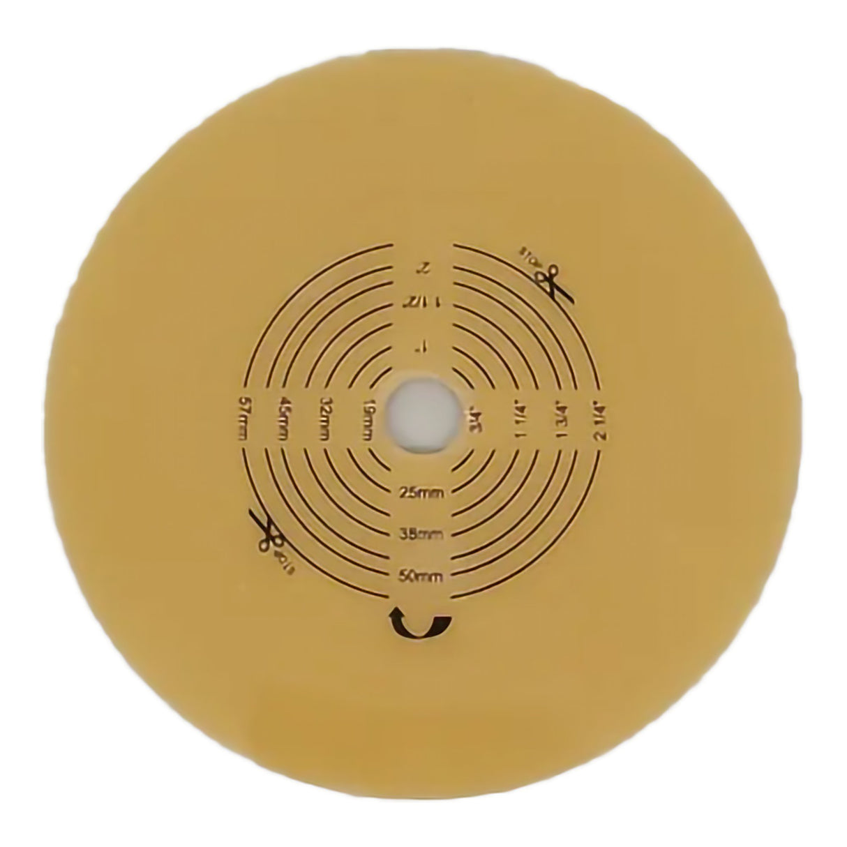Ostomy Barrier Trim to Fit, Extended Wear Without Tape 70 mm Flange 2 Piece System Hydrocolloid Up to 2-1/4 Inch Opening 5 X 5 Inch