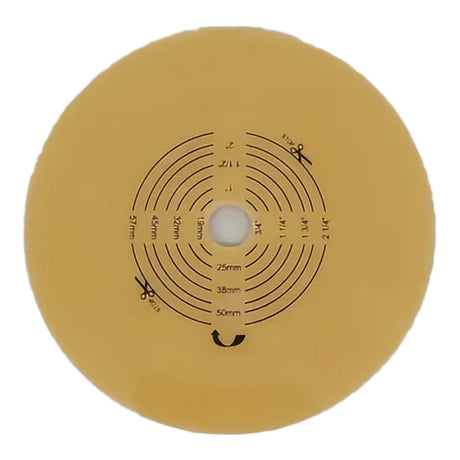 Ostomy Barrier Trim to Fit, Extended Wear Without Tape 70 mm Flange 2 Piece System Hydrocolloid Up to 2-1/4 Inch Opening 5 X 5 Inch