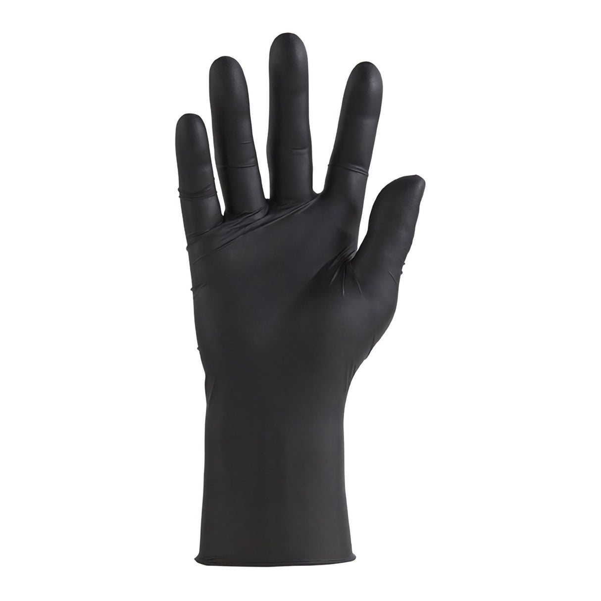 Exam Glove CareStock X-Large NonSterile Nitrile Standard Cuff Length Fully Textured Black Not Rated