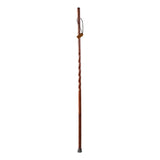 Walking Stick Brazos Twisted Trekker Wood 55 Inch Height Red Oak