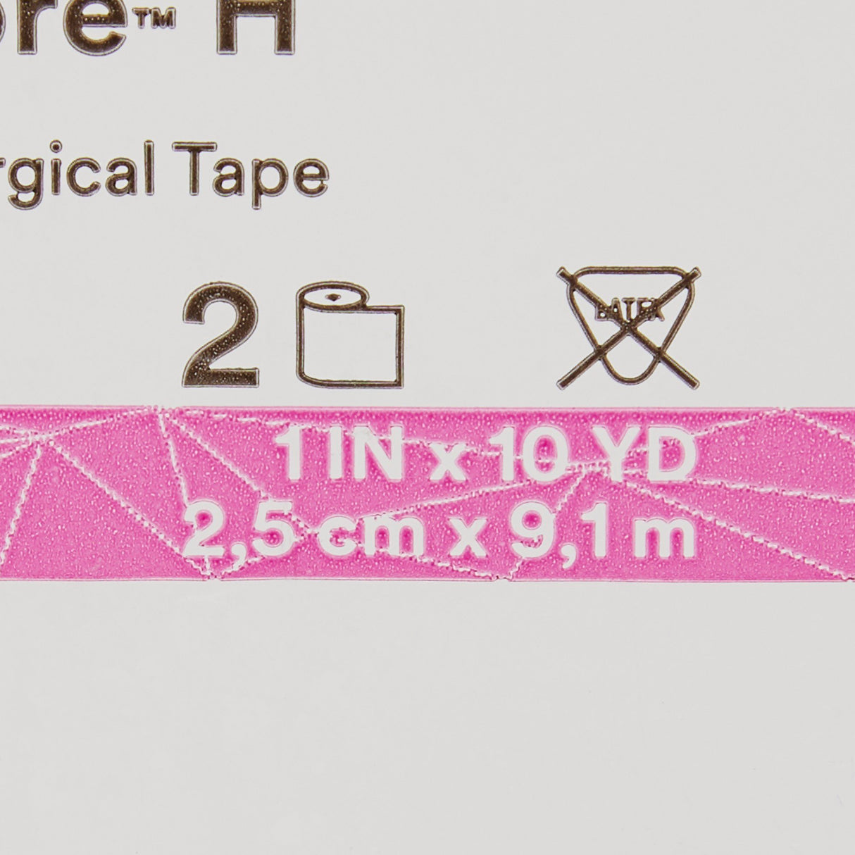 Perforated Medical Tape 3M Medipore H White 1 Inch X 10 Yard Soft Cloth NonSterile