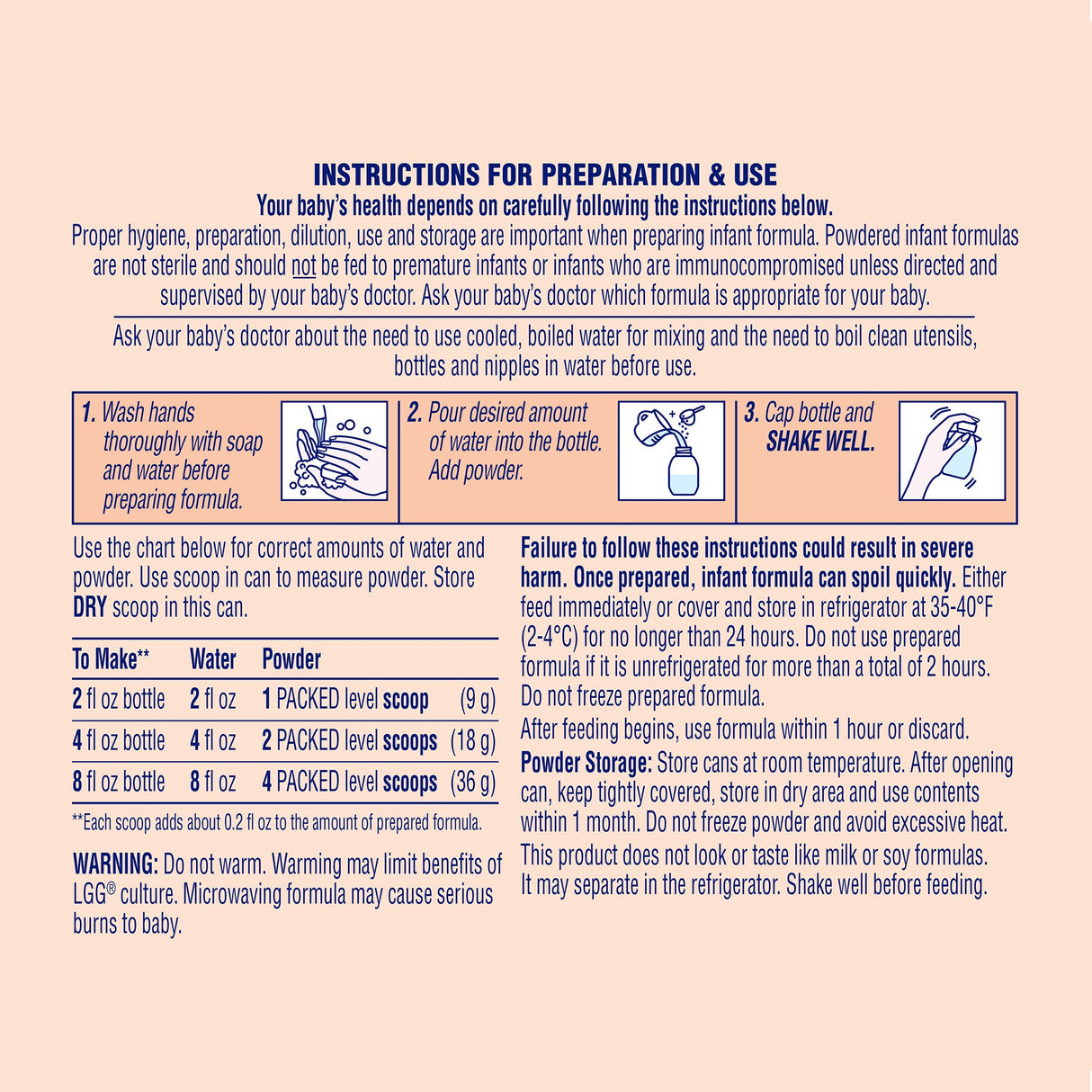 Infant Formula Nutramigen with Probiotic LGG Unflavored 12.6 oz. Can Powder Iron Cow's Milk Allergy