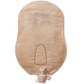 Urostomy Pouch Premier One-Piece System 9 Inch Length Convex, Pre-Cut 1-3/8 Inch Stoma Drainable