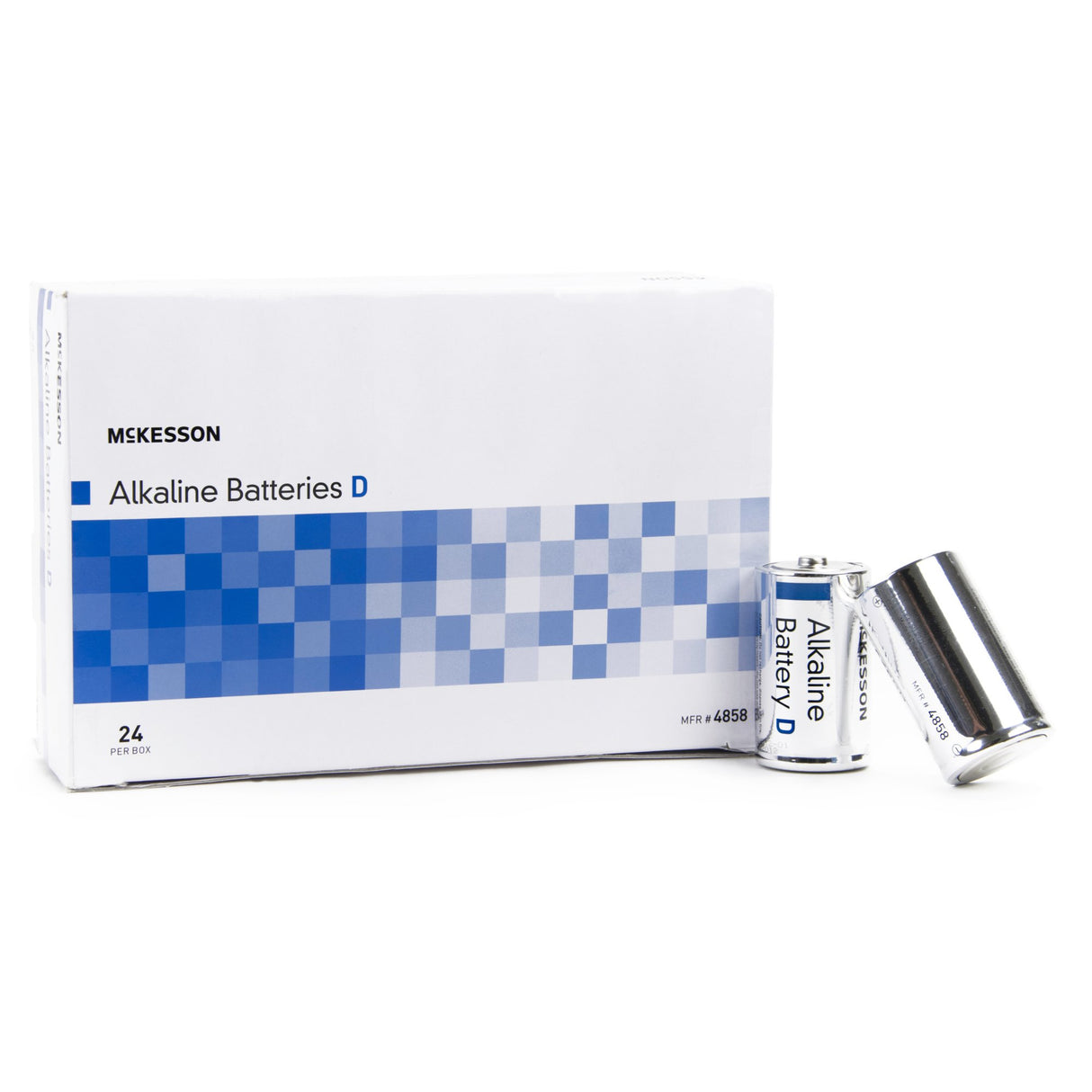 Alkaline Battery McKesson D Cell 1.5V Disposable 24 Pack