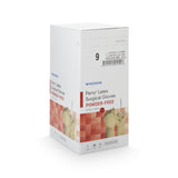 Surgical Glove McKesson Perry Size 9 Sterile Latex Standard Cuff Length Smooth Cream Not Chemo Approved