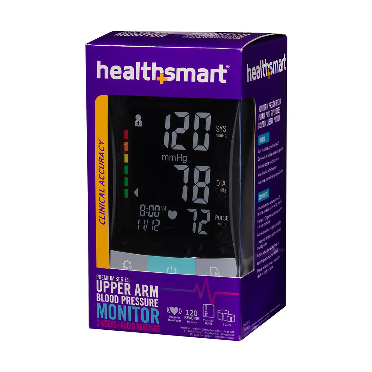 Home Automatic Digital Blood Pressure Monitor MABIS Multiple Sizes Nylon Cuff 23 - 40 cm Talking Model
