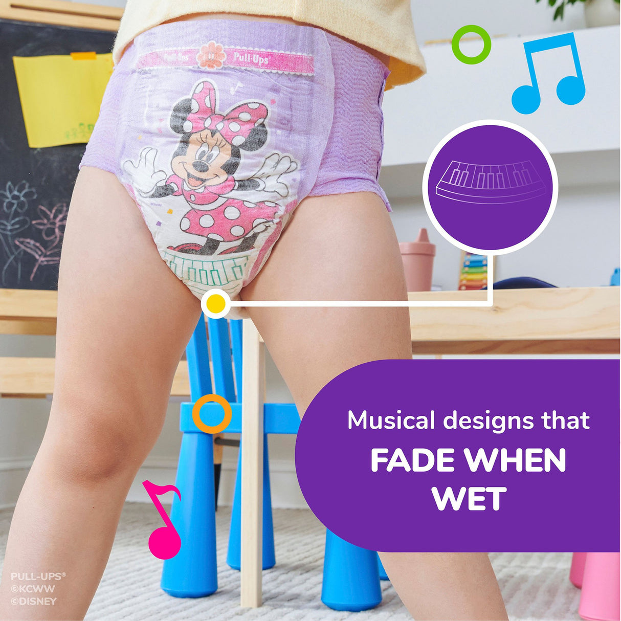 Female Toddler Training Pants Pull-Ups Size 4T to 5T Disposable Moderate Absorbency