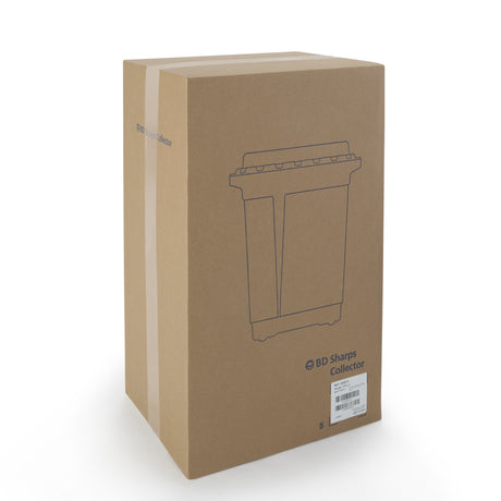 Chemotherapy Waste Container BD Yellow Base 26-1/4 H X 20 W X 14-3/4 D Inch Vertical Entry 19 Gallon