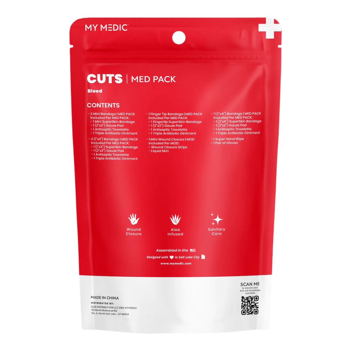 First Aid Medical Pack My Medic MED PACKS Cuts Pouch
