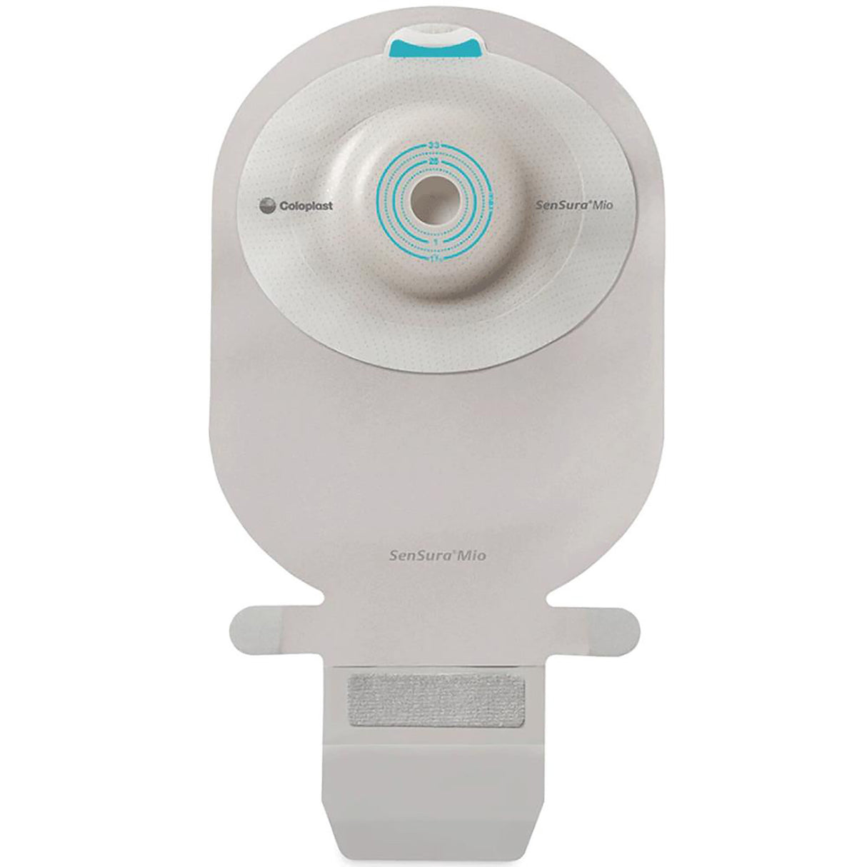 Ostomy Pouch SenSura Mio Convex One-Piece System 11 Inch Length, Maxi Deep Convex, Pre-Cut 13/16 Inch Stoma Drainable