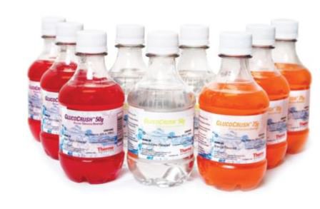Glucose Tolerance Beverage GlucoCrush Lemon-Lime 50 Gram Pregnant Women 10 oz. per Bottle