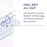 Female Adult Absorbent Underwear Prevail Per-Fit Pull On with Tear Away Seams Large Disposable Moderate Absorbency