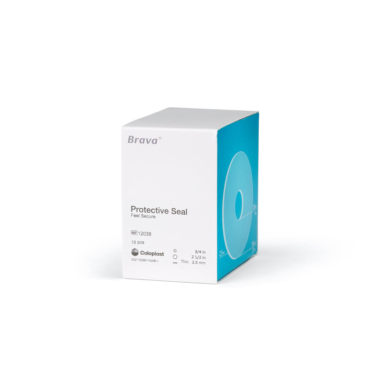 Ostomy Seal Brava Thin 3/4 Inch (18mm) Stoma 2-1/2 Inch (64mm)
