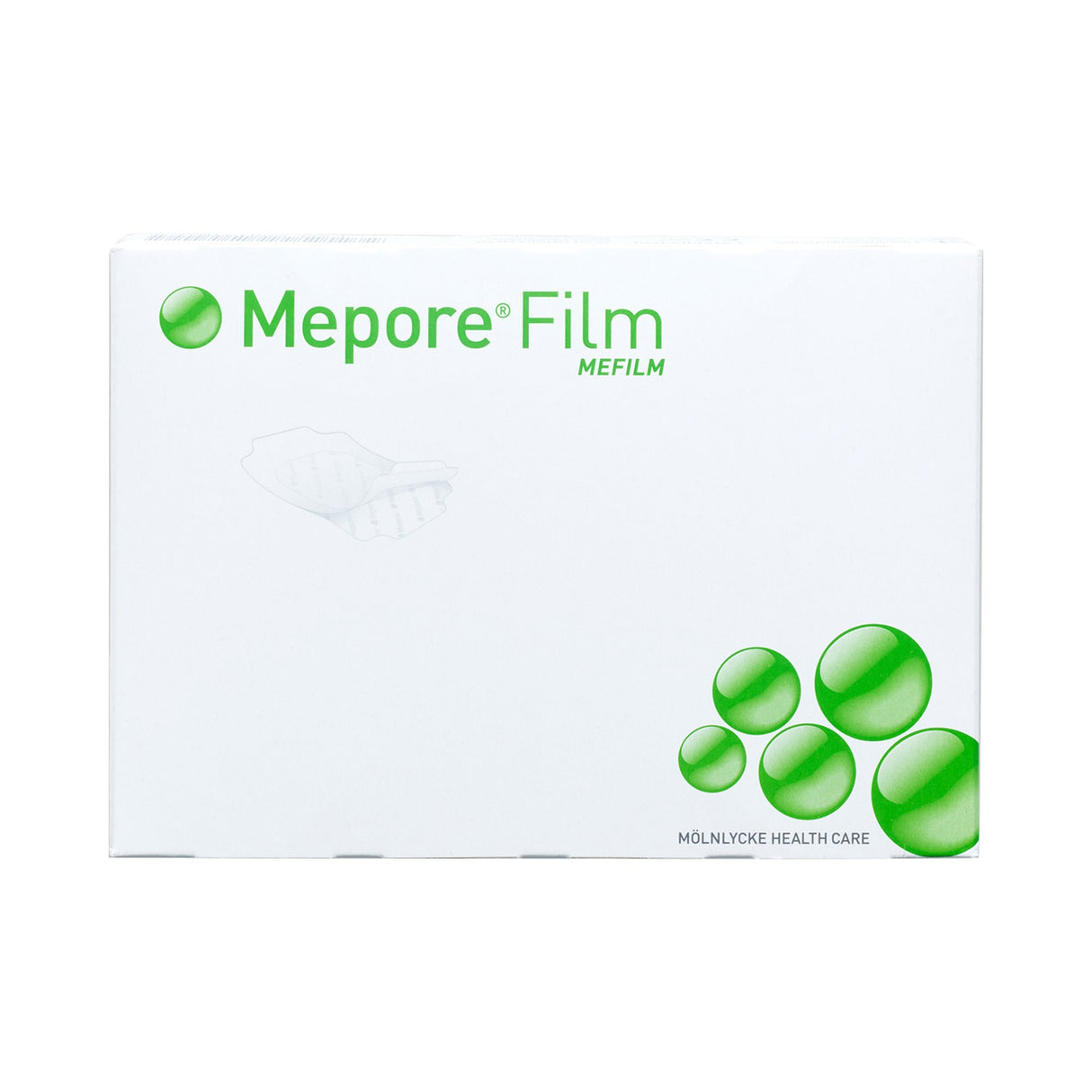 Transparent Film Dressing Mepore Film 4 X 5 Inch Frame Style Delivery Rectangle Sterile