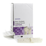 Surgical Glove McKesson Perry Synthetic Surgical Gloves Size 8.5 Sterile Polychloroprene Standard Cuff Length Smooth Cream Chemo Tested