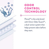 Female Adult Absorbent Underwear Prevail Daily Underwear Pull On with Tear Away Seams Large Disposable Heavy Absorbency