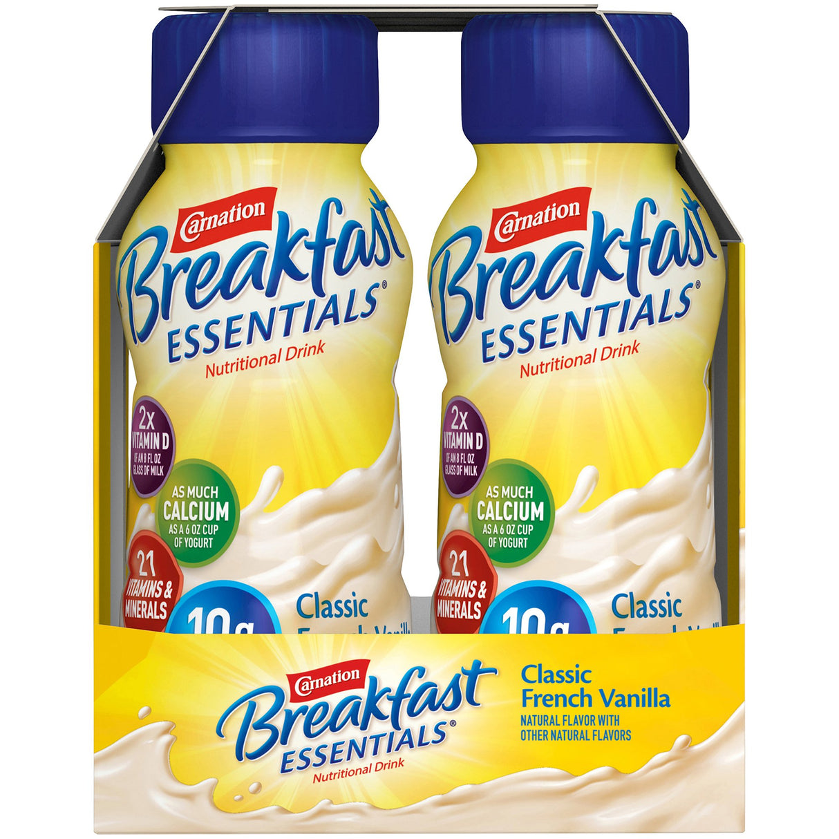 Oral Supplement Carnation Breakfast Essentials French Vanilla Flavor Liquid 8 oz. Bottle