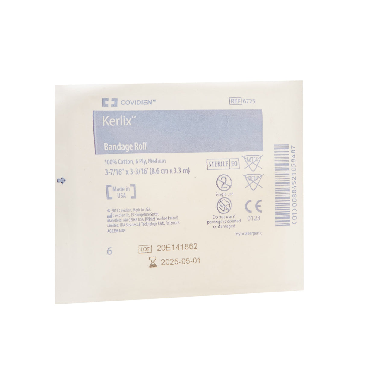 Fluff Bandage Roll Kerlix 3-4/10 Inch X 3-6/10 Yard 6-Ply Sterile 1 per Pouch