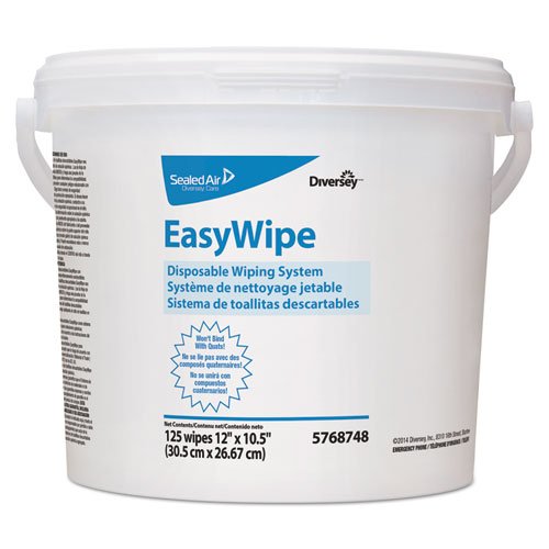 Task Wipe Diversey EasyWipe Refill White NonSterile 8-5/8 X 24-7/8 Inch Disposable
