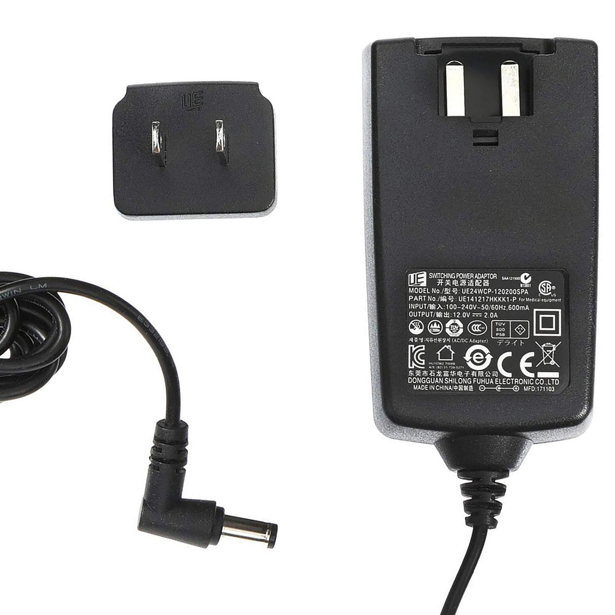 Breast Pump Power Cord SpeCtra For Spectra S2, S1, S9 Plus Breast Pumps