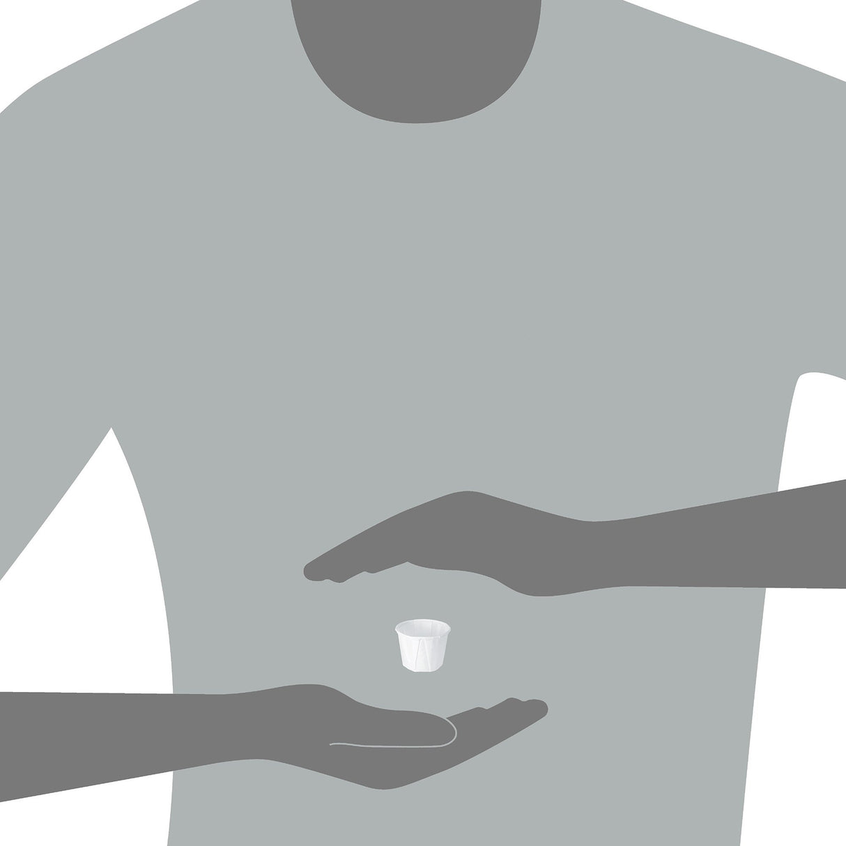Souffle Cup Solo 0.5 oz. White Paper Disposable