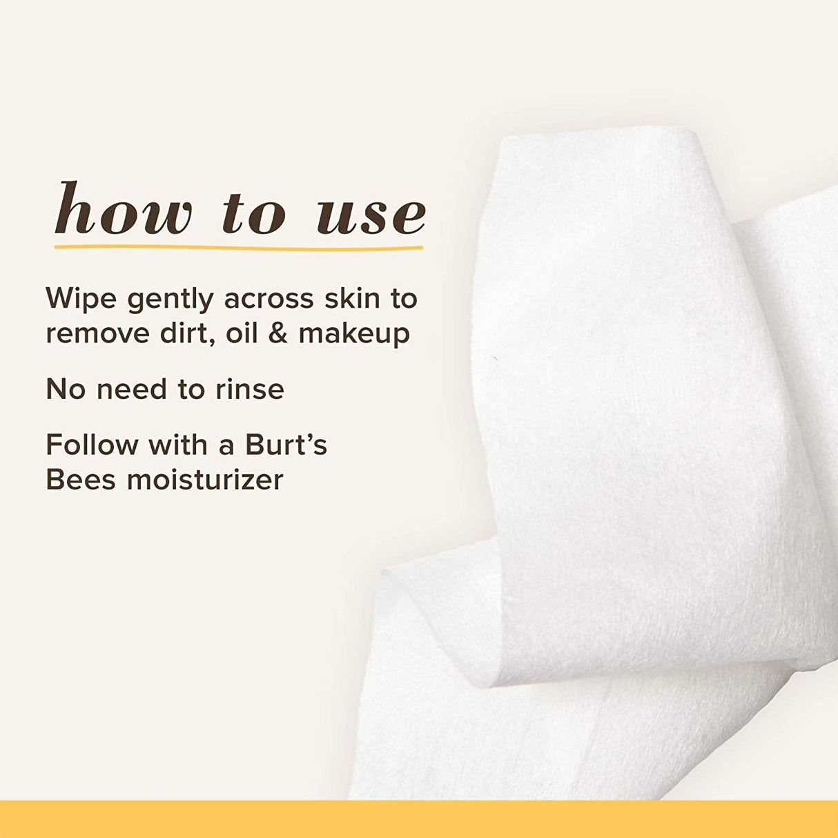 Facial Cleanser Burt's Bees Wipe 30 per Pack Soft Pack Scented