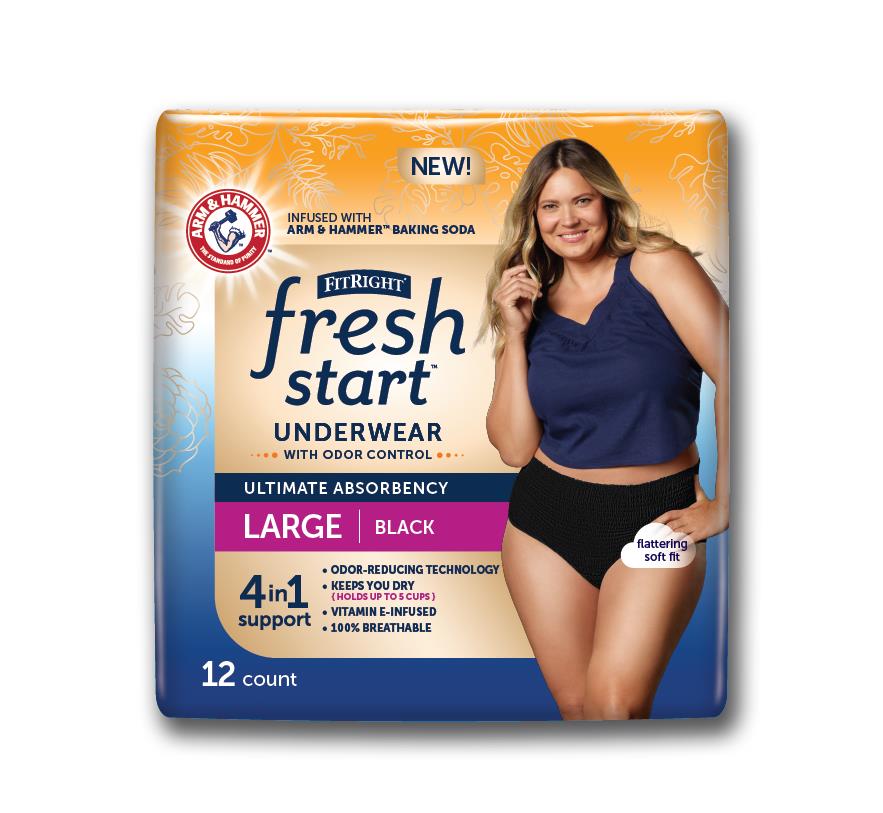 FitRight Fresh Start Incontinence Underwear