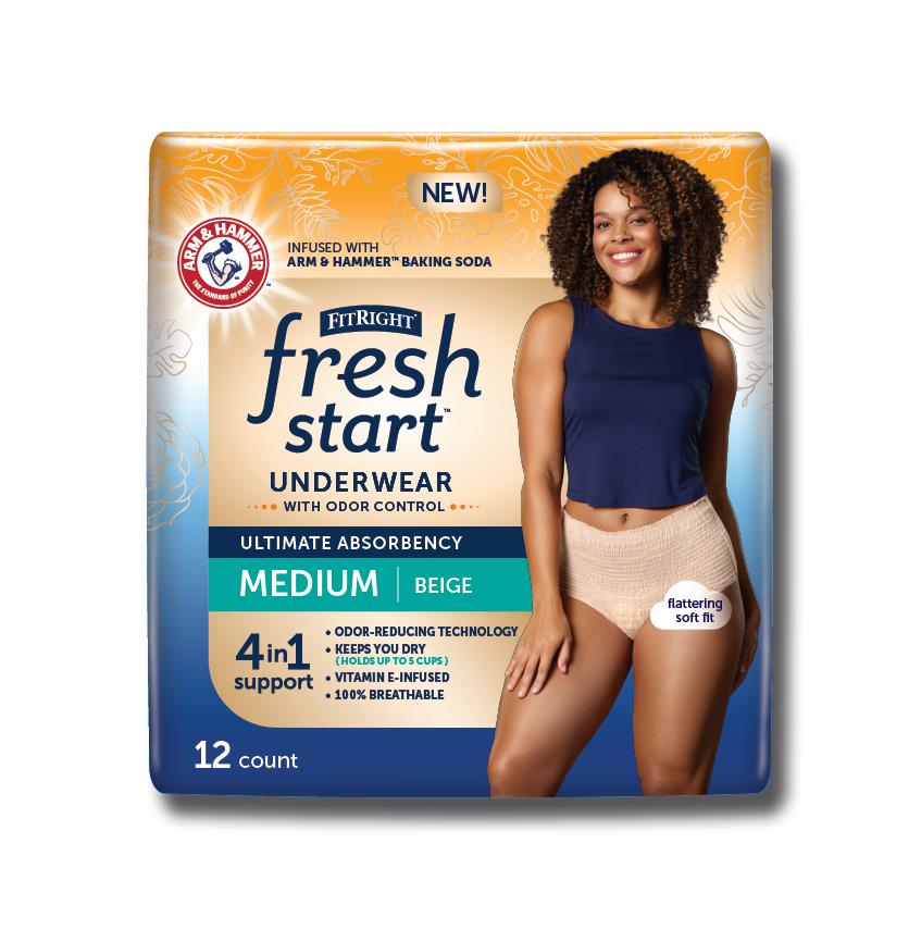 FitRight Fresh Start Incontinence Underwear