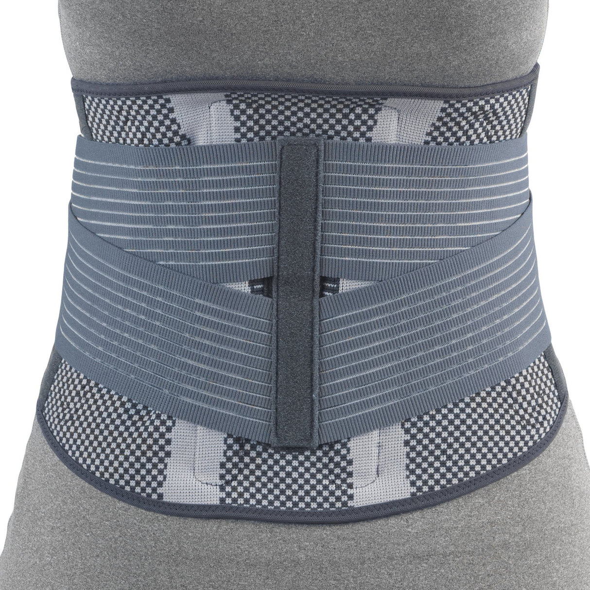 Soporte sacrolumbar Theratex mediano de venta libre, espalda de 10 pulgadas con varillas flexibles, parte delantera no elástica