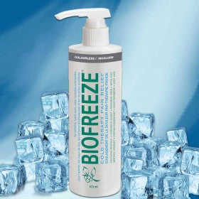 1/Ea Biofreeze Gel de cryothérapie antidouleur Flacon pompe 32 oz Sans colorant ni parabène