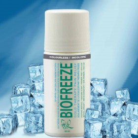 Gel anti-douleur cryothérapie Ea/1 Biofreeze Roll On 3Oz Sans colorant ni parabène