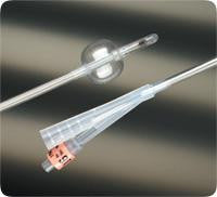 Bx/12  Lubri-Sil Foley 2Way Catheter, 18Fr, 5Cc, Silver Hydrogel Coated