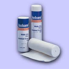 Bandage de compression extensible court Rl/1 Isoband 20 cm x 5 m