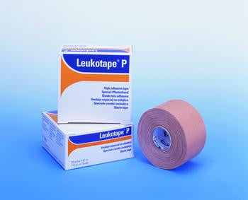 Ruban de cerclage rigide hautement adhésif Bx/1 Leukotape P 3,8 cm x 13,7 m