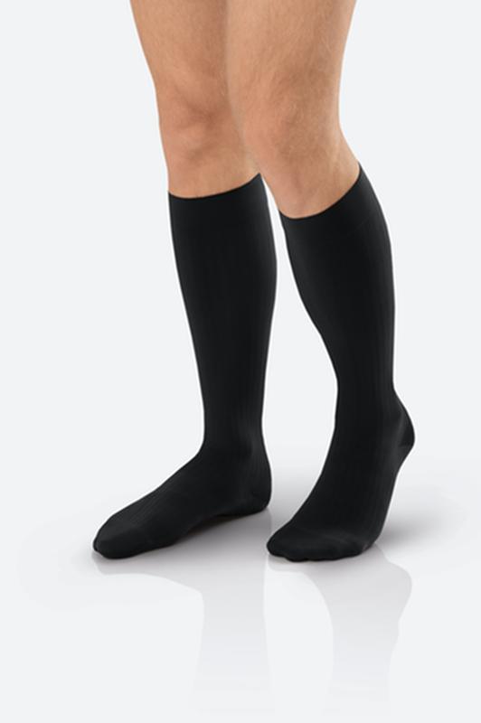 Pr/1 Jobst Ambition Soft Fit,  Men, Knee High, 15-20Mmhg, 3 Regular, Black, Closed Toe