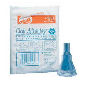 C6100 Clear Advantage with Aloe Vera External Catheter, 23mm - Box of 100