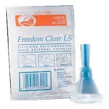 5290  Freedom Clear "LS" Long Seal External Catheter, 28mm - Box of 100