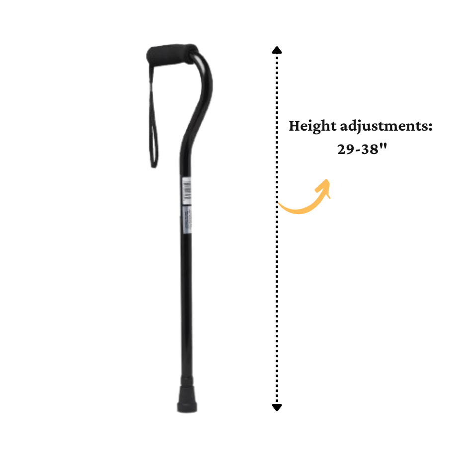 Aluminum Fashion Cane with Offset Handle