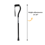 Aluminum Fashion Cane with Offset Handle