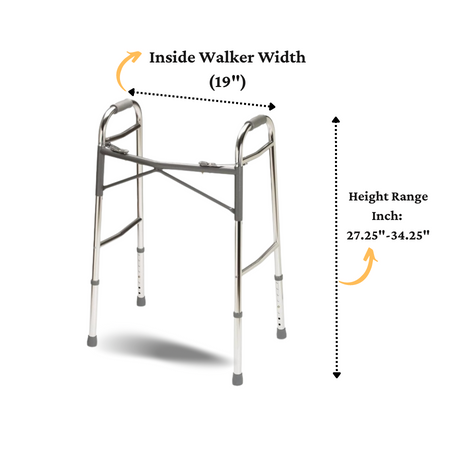 Déambulateur pliable robuste pour jeunes Medline